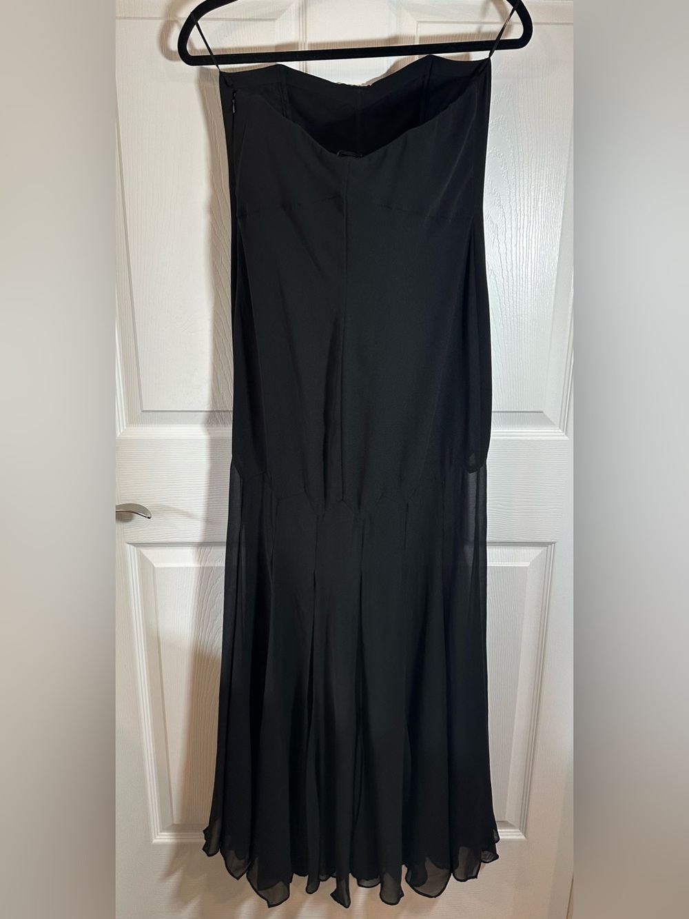 Zara Semi-Sheer Strapless Maxi Dress | NWT | Size Medium - Picture 4 of 11